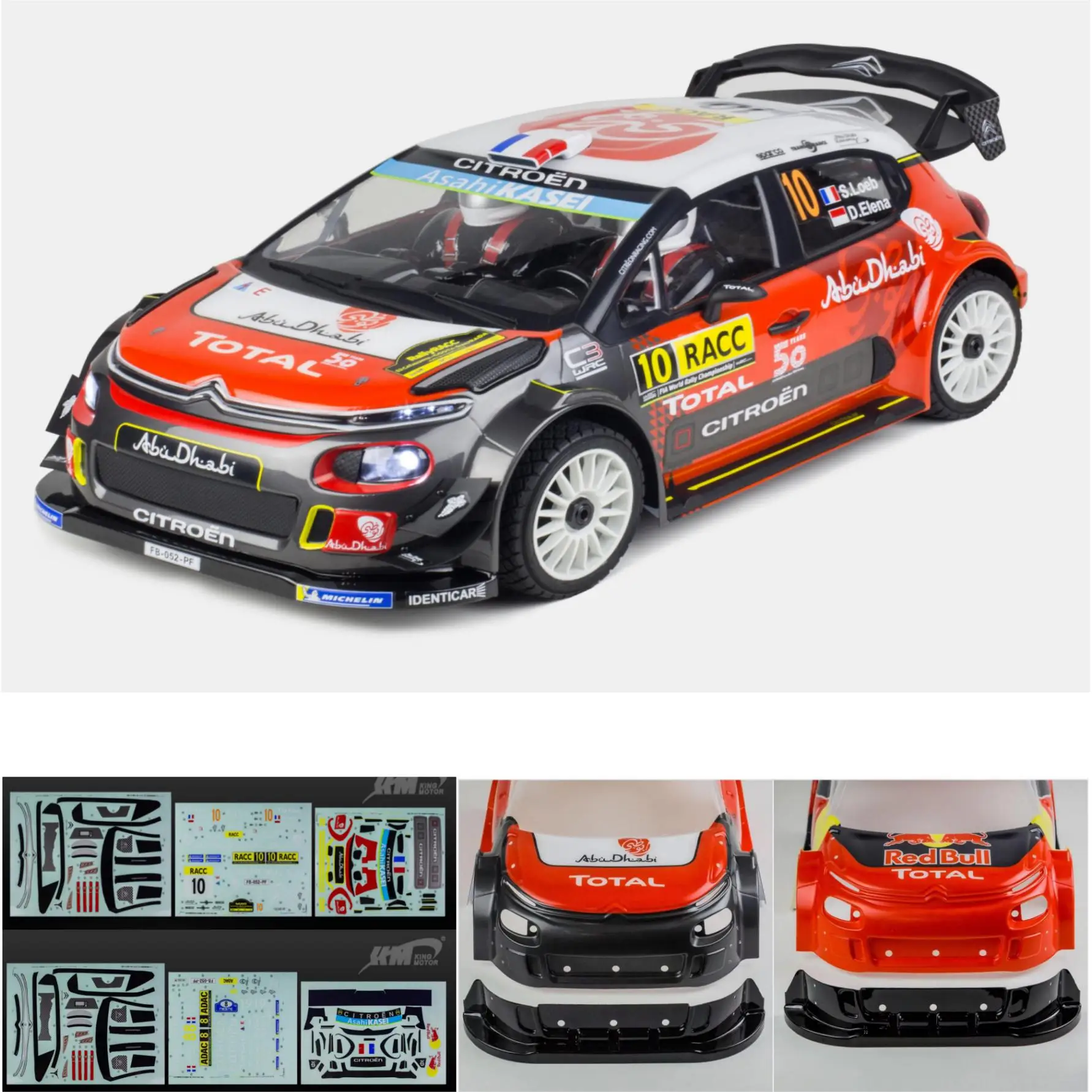 1/7 C3 WRC, Kingmotor C3 Rally, 1/7 RC Accessories, 1/7th Citroën WRC C3, Licensed WRC C3,1/7 Racing Vehicles, Brushless RC Car
1/7 C3 WRC, Kingmotor C3 Rally, 1/7 RC Accessories, 1/7th Citroën WRC C3, Licensed WRC C3,1/7 Racing Vehicles, Brushless RC Car