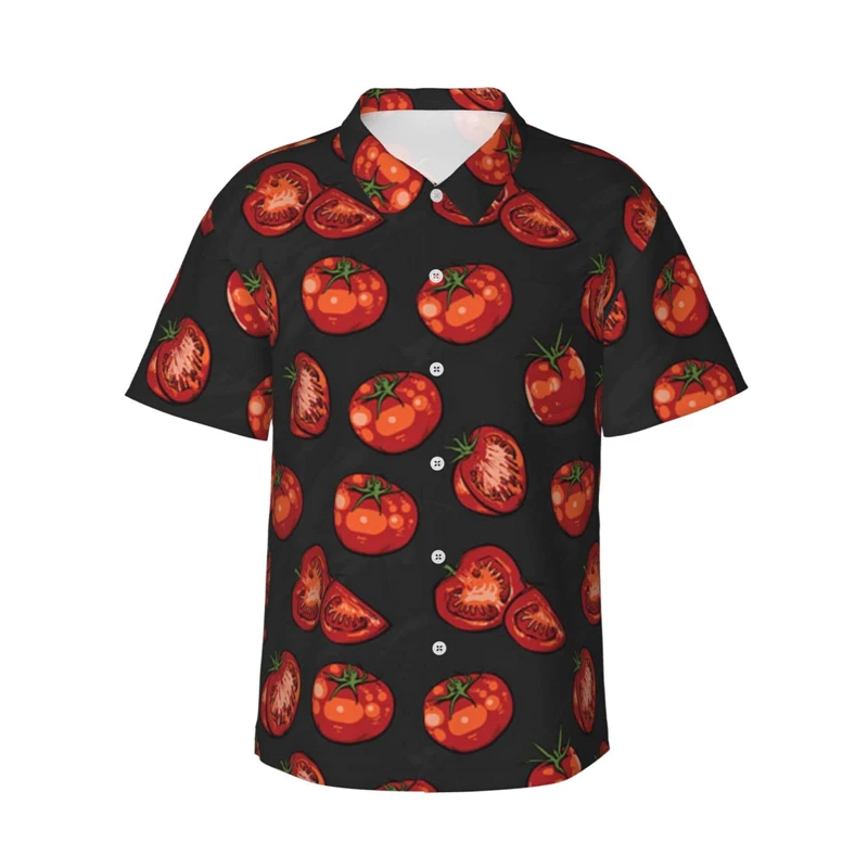 Summer Fashion Mens Hawaiian Shirts Short Sleeve Button Tops 3D Printed Casual Beach Tomato Shirt Plus Size 6XL Hombre Ropa
Summer Fashion Mens Hawaiian Shirts Short Sleeve Button Tops 3D Printed Casual Beach Tomato Shirt Plus Size 6XL Hombre Ropa