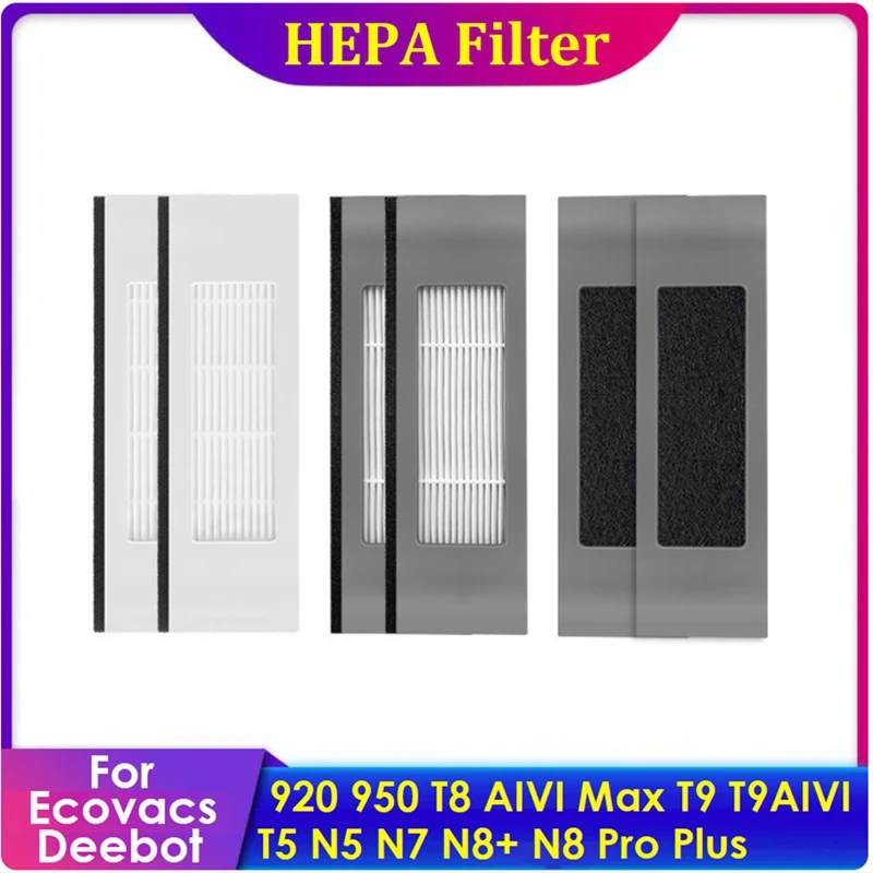 

Top Deals HEPA Filters For Ecovacs Deebot Ozmo 920 950 T8 AIVI Max T9 T9AIVI T5 N5 N7 N8+ N8 Pro Plus Robot Vacuum Cleaner