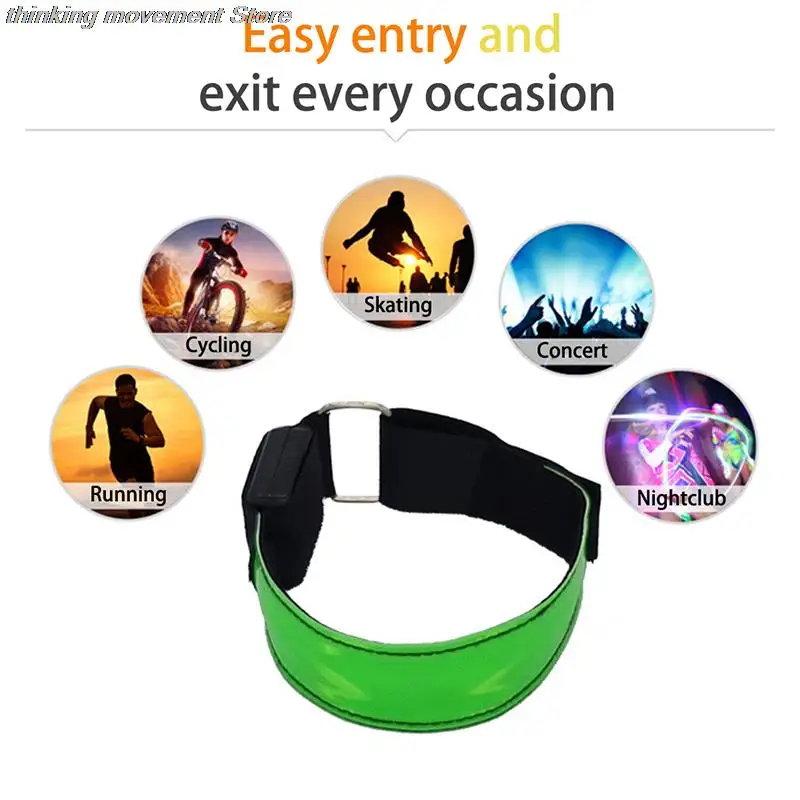 USB Charging LED Luminous Night Running Armband Bracelet Night Reflective Safety Belt Outdoor Sports Luminous Arm Band 8 Colors
USB Charging LED Luminous Night Running Armband Bracelet Night Reflective Safety Belt Outdoor Sports Luminous Arm Band 8 Colors