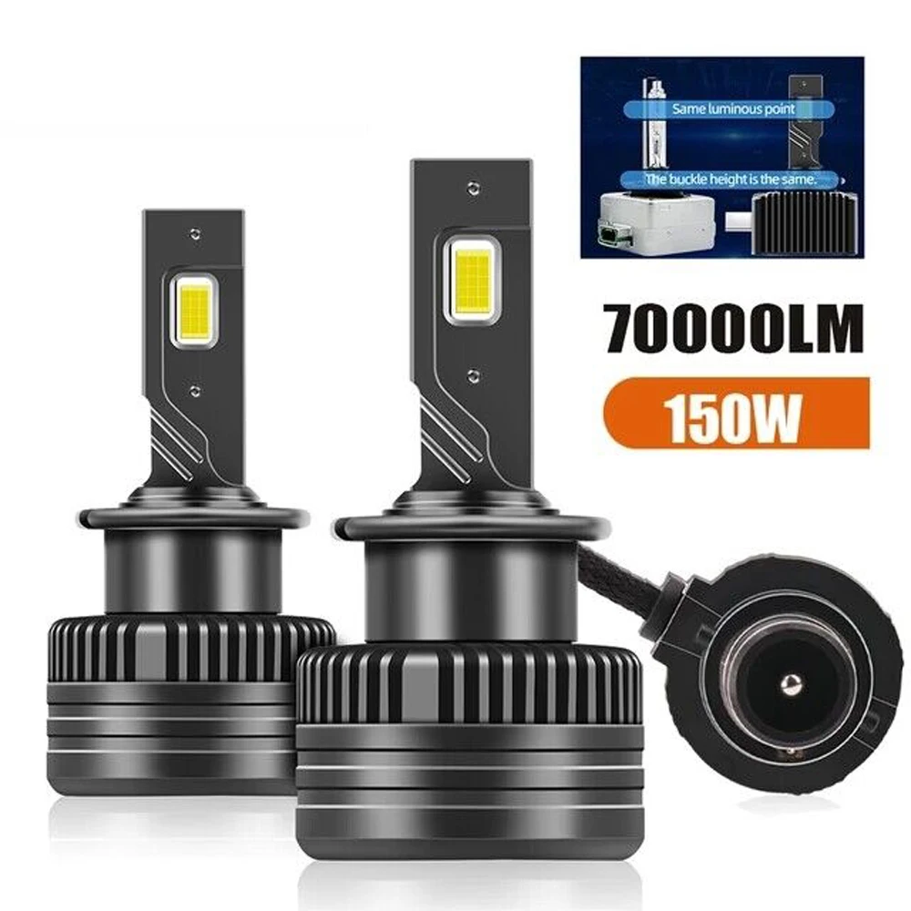 M19 2Pcs D1S D3S D2S D2R D4S D5S D8S LED Lights Bulb For Car Headlight Turbo Super Bright 6500K 30000LM 12V 24V
M19 2Pcs D1S D3S D2S D2R D4S D5S D8S LED Lights Bulb For Car Headlight Turbo Super Bright 6500K 30000LM 12V 24V