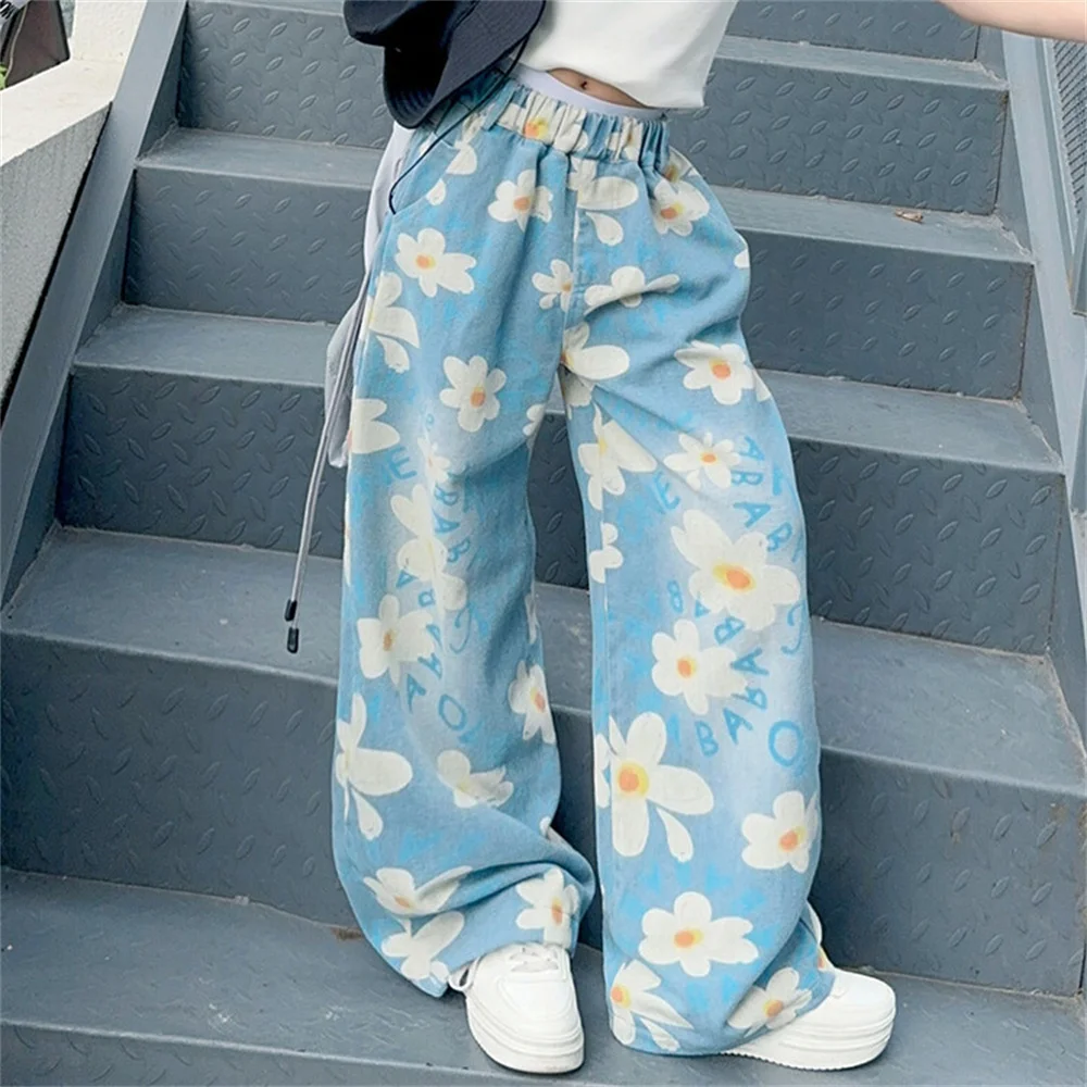 24055 Sunflower Jeans Children's Wide Leg Pants Fashionable Girls' Pants Loose Floral Pants Student Straight Leg Pants
24055 Sunflower Jeans Children's Wide Leg Pants Fashionable Girls' Pants Loose Floral Pants Student Straight Leg Pants