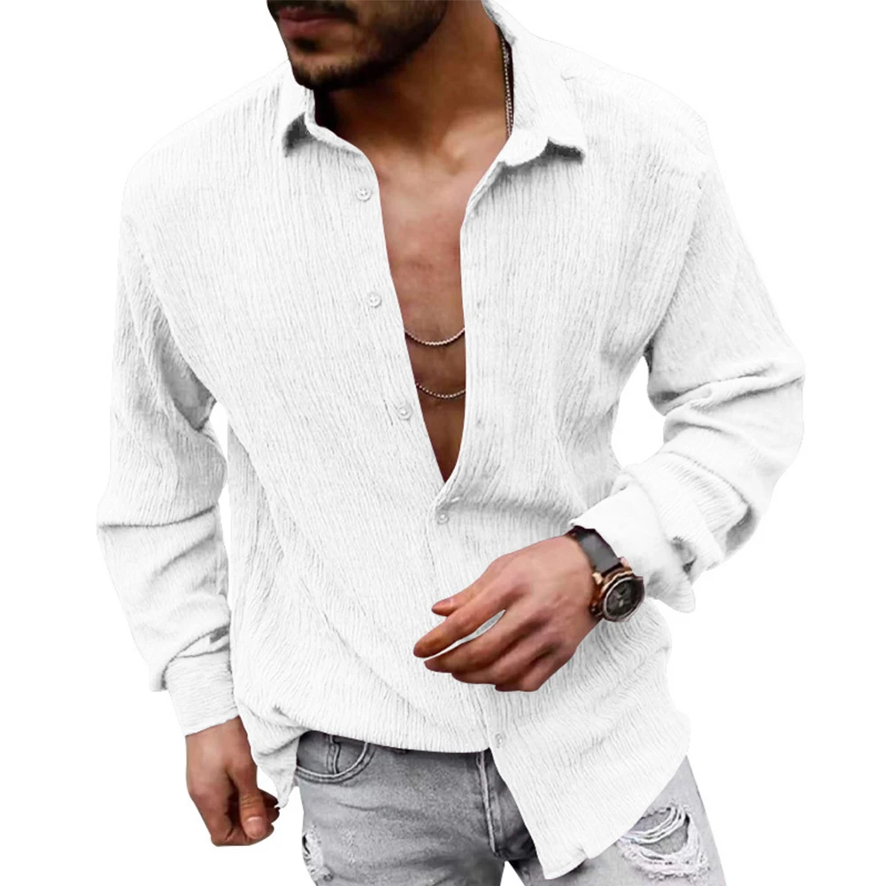 Men's Casual Linen Shirts And Blouses Autumn Spring Solid Color Long Sleeve Single Breasted Loose Shirt Tops Male Clothing
Men's Casual Linen Shirts And Blouses Autumn Spring Solid Color Long Sleeve Single Breasted Loose Shirt Tops Male Clothing