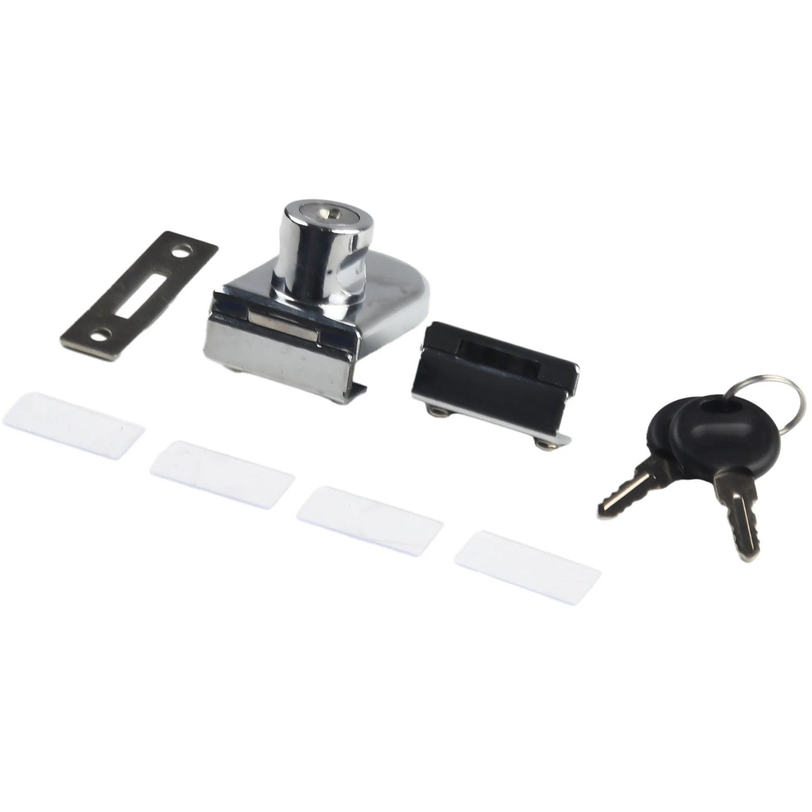 Replacement Punch free Display Cabinet Glass Door Lock Double-Door Improvement Hardware Kitchen Zinc Alloy Silver
Replacement Punch free Display Cabinet Glass Door Lock Double-Door Improvement Hardware Kitchen Zinc Alloy Silver