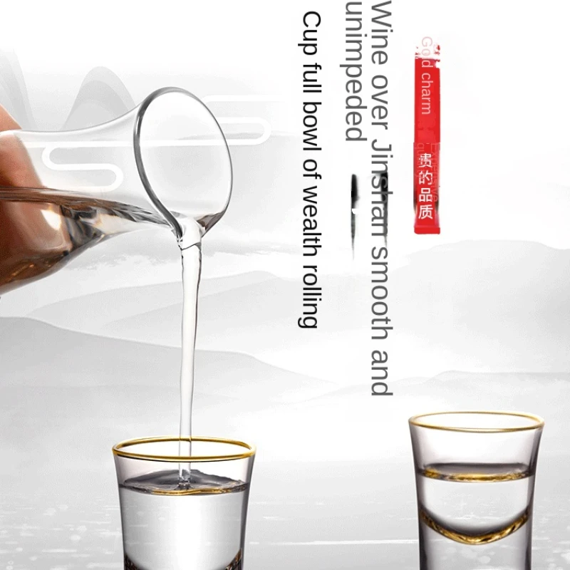 Набор бокалов для ликера Jinshan, бытовой Графин для вина, маленький хрустальный бокал с одним горлышком
Набор бокалов для ликера Jinshan, бытовой Графин для вина, маленький хрустальный бокал с одним горлышком