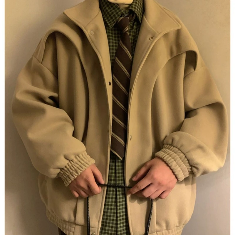 Winter Versatile Autumn Fashion Men's Solid Casual Shirt Loose Pockets Jacket Coat Cool Boy Soft Solid Warm Button Coat
Winter Versatile Autumn Fashion Men's Solid Casual Shirt Loose Pockets Jacket Coat Cool Boy Soft Solid Warm Button Coat