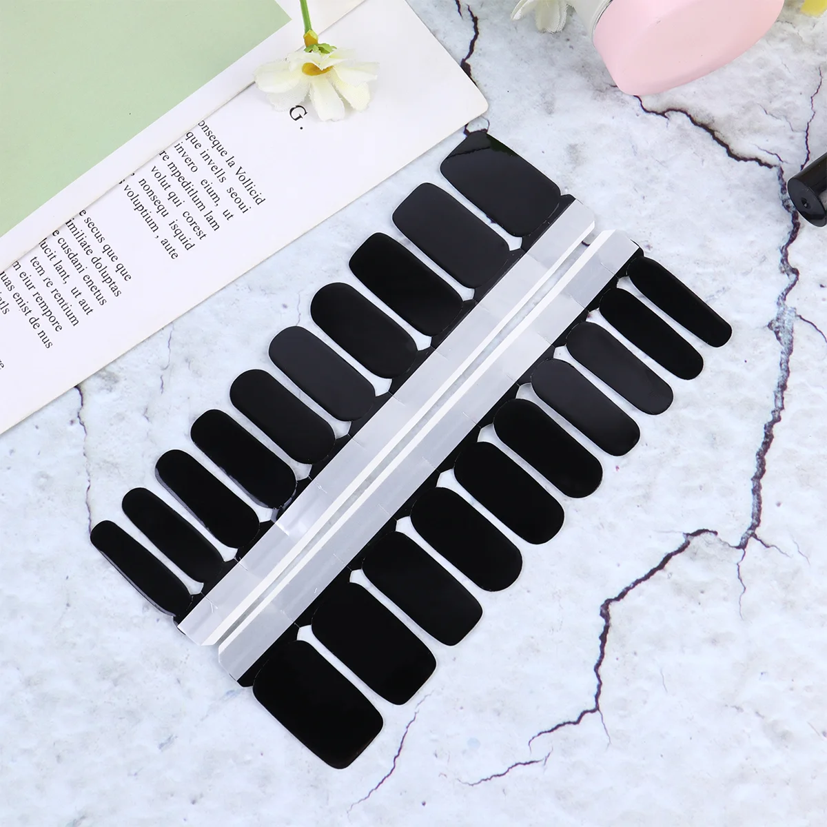 1 Sheet/ 20pcs Wraps Stickers, Color Nail Stickers Full Wraps Stickers Nail Decals Strips for Nail DIY ( Black )
1 Sheet/ 20pcs Wraps Stickers, Color Nail Stickers Full Wraps Stickers Nail Decals Strips for Nail DIY ( Black )