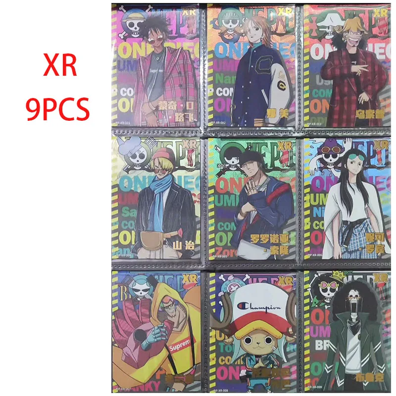 

Anime ONE PIECE Rare XR Reflections Flash Cards Nami Chopper Robin Sanji Zoro Toys for boys Collectible Cards Birthday Gifts