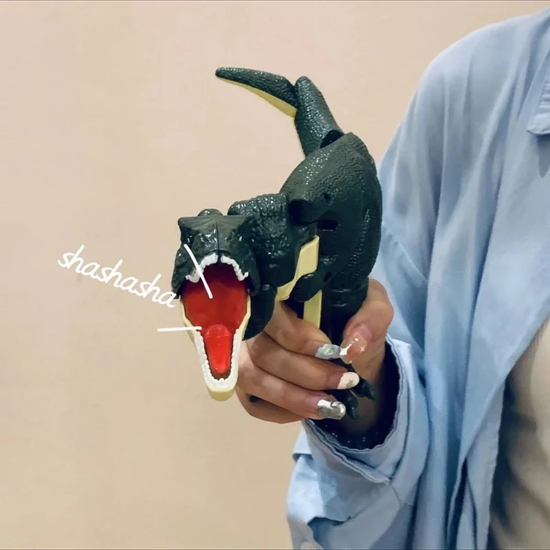 

30CM Growl Dinosaur Toy Children Creative Decompression Telescopic Spring Swing T-Rex Dinosaur Fidget Toys For Kid Gifts