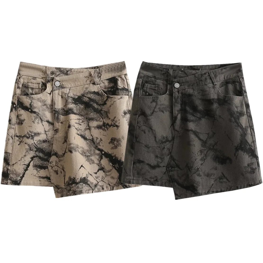 Withered 2023 Ins Fashion Blogger Vinatge Asymmetry Denim Skirt High Waist Camouflage Print A-line Sexy Mini Skirts Womens
Withered 2023 Ins Fashion Blogger Vinatge Asymmetry Denim Skirt High Waist Camouflage Print A-line Sexy Mini Skirts Womens