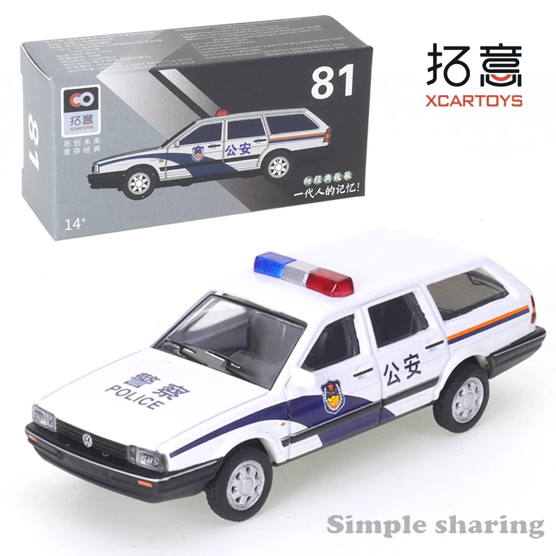 XCARTOYS Mini Model Alloy Die Cast Car Model 1/64 Volkswagen Santana Police Toy Boy Car Friends Gifts Collect Ornaments
XCARTOYS Mini Model Alloy Die Cast Car Model 1/64 Volkswagen Santana Police Toy Boy Car Friends Gifts Collect Ornaments