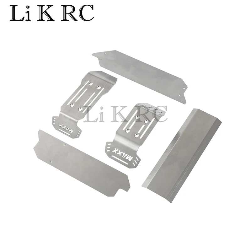 Racing Stainless Steel Chassis Armor Front and Rear Guard Plate Protector for MAXX RC Vehicle Car
Racing Stainless Steel Chassis Armor Front and Rear Guard Plate Protector for MAXX RC Vehicle Car