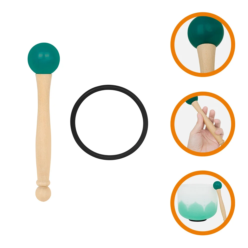 1 Set Crystal Bowl Mallet Music Bowl Wooden Stick Knocking Stick with Rubber Ring
1 Set Crystal Bowl Mallet Music Bowl Wooden Stick Knocking Stick with Rubber Ring
