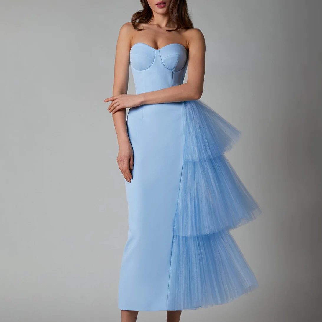 New Summer Women's Dinner Long Skirt High Elastic Pleated Mesh Slim Fit Split Dress
New Summer Women's Dinner Long Skirt High Elastic Pleated Mesh Slim Fit Split Dress
