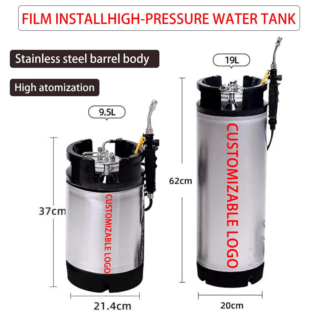 Cleaning Keg Barrel Portable Stainless Steel Car TPU PPF Film Install High-Pressure Water Tank Window Tint Keg Sprayer Bucket
Cleaning Keg Barrel Portable Stainless Steel Car TPU PPF Film Install High-Pressure Water Tank Window Tint Keg Sprayer Bucket