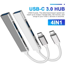 1 to 4 Ports USB C Hub 3.0 2.0 Type C Multi Splitter OTG Adapter for MacBook Pro 13 15 Air Pro for Xiaomi PC Device USB Hub
1 to 4 Ports USB C Hub 3.0 2.0 Type C Multi Splitter OTG Adapter for MacBook Pro 13 15 Air Pro for Xiaomi PC Device USB Hub