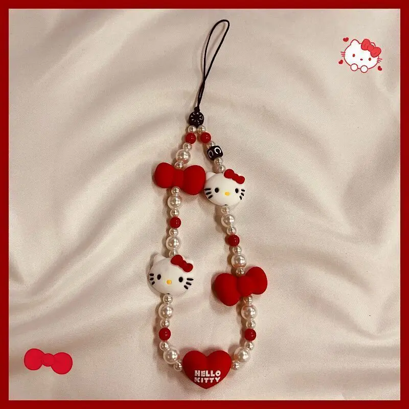 Hello Kitty Phone Chain Sanrio Kawaii Anime Beaded Chain Girl Heart Cartoon Sweet Cute Accessory Sling Birthday Gift for Girls
Hello Kitty Phone Chain Sanrio Kawaii Anime Beaded Chain Girl Heart Cartoon Sweet Cute Accessory Sling Birthday Gift for Girls