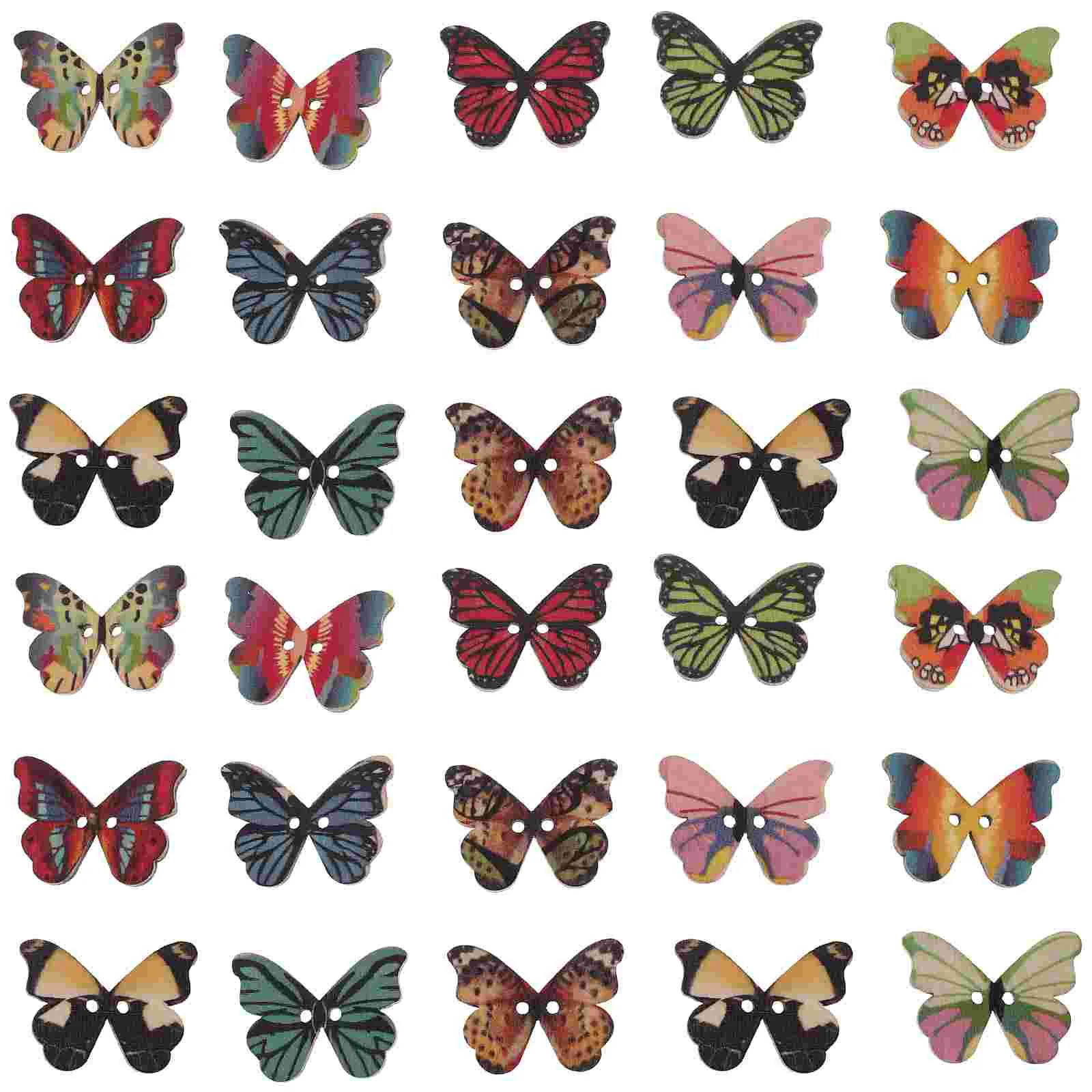 Mixed Butterfly Wooden Button Holes For Kids Clothes Sewing Scrapbooking Handicraft DIY Accessories A3
Mixed Butterfly Wooden Button Holes For Kids Clothes Sewing Scrapbooking Handicraft DIY Accessories A3