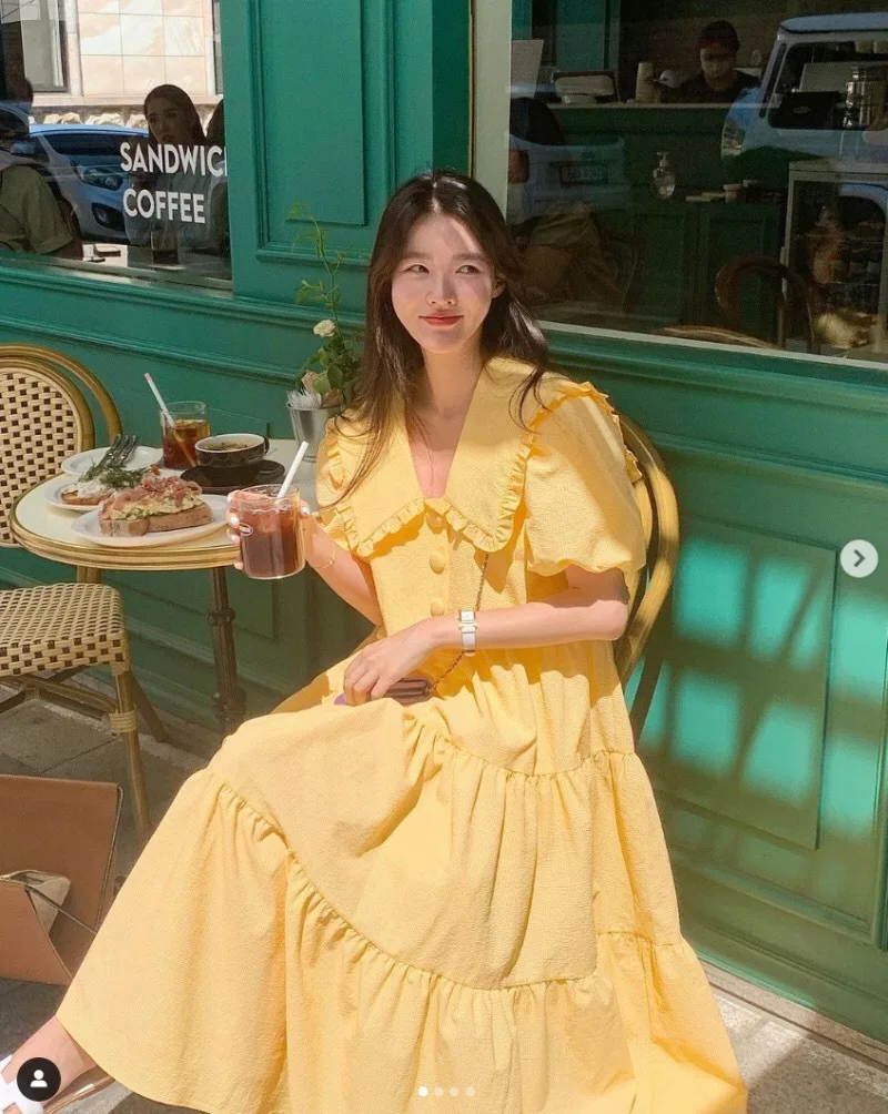 

korean fashion birthday dress for women vestido largo plus size dresses summer vestido fiesta mujer ropa de mujer dresses