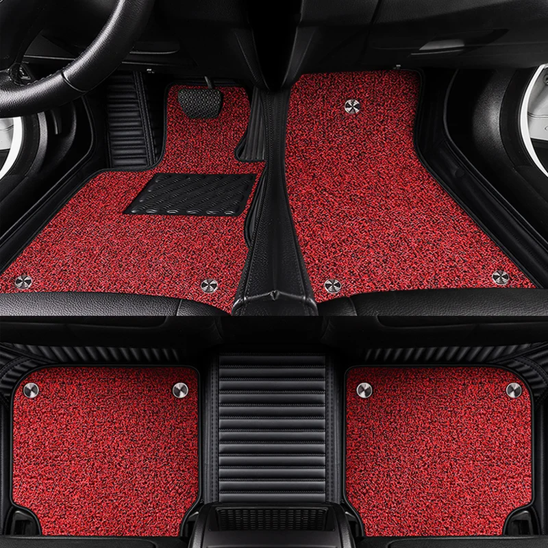 

Полосатый роскошный стильный автомобильный 3D напольный коврик для Alfa Romeo Giulia 2015-2021 Stelvio 2016-2021, детали интерьера, автомобильные аксессуары