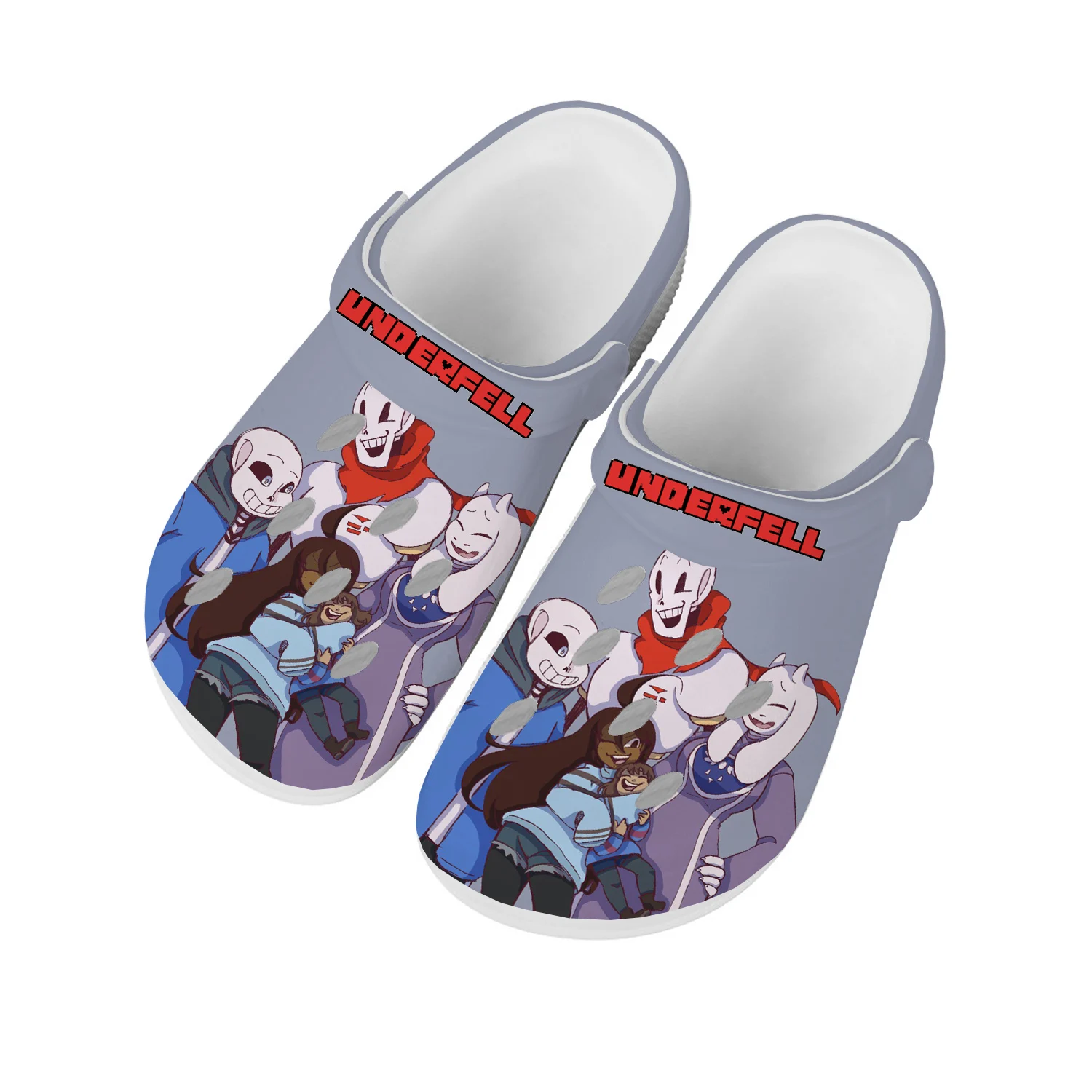 

Cartoon Game Undertale Sans Skull Home Clogs Mens Womens Teenager Custom Built Water Shoes Garden Beach Hole Slippers Sandals