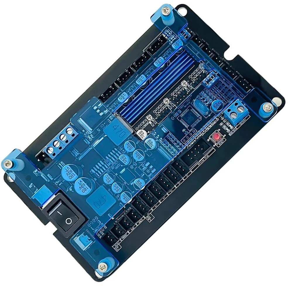 Плата контроллера GRBL, USB 3-ax Драйвер шагового двигателя для гравировального станка с ЧПУ для Ser Vo, автономный контроллер, концевой выключатель
Плата контроллера GRBL, USB 3-ax Драйвер шагового двигателя для гравировального станка с ЧПУ для Ser Vo, автономный контроллер, концевой выключатель