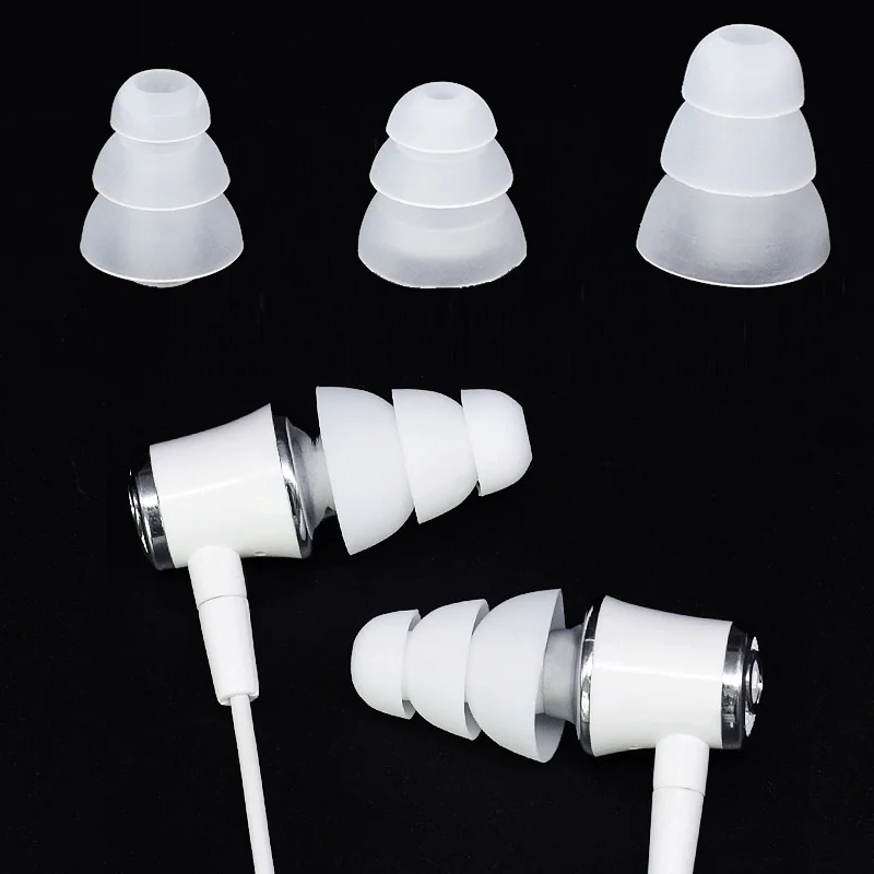 1-5Pairs Universal Silicone Headphone Sleeves In-Ear Headphone Caps Three Section Ear Cap Headphone Sleeve Headphone Accessories
1-5Pairs Universal Silicone Headphone Sleeves In-Ear Headphone Caps Three Section Ear Cap Headphone Sleeve Headphone Accessories