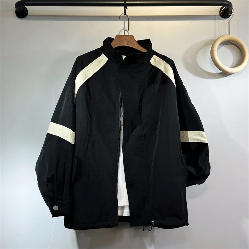 2023 Korean Casual Contrasting Color Charge Coats Women's Clothing Standing Collar Casual Splice Loose Windbreaker Jackets AC497
2023 Korean Casual Contrasting Color Charge Coats Women's Clothing Standing Collar Casual Splice Loose Windbreaker Jackets AC497