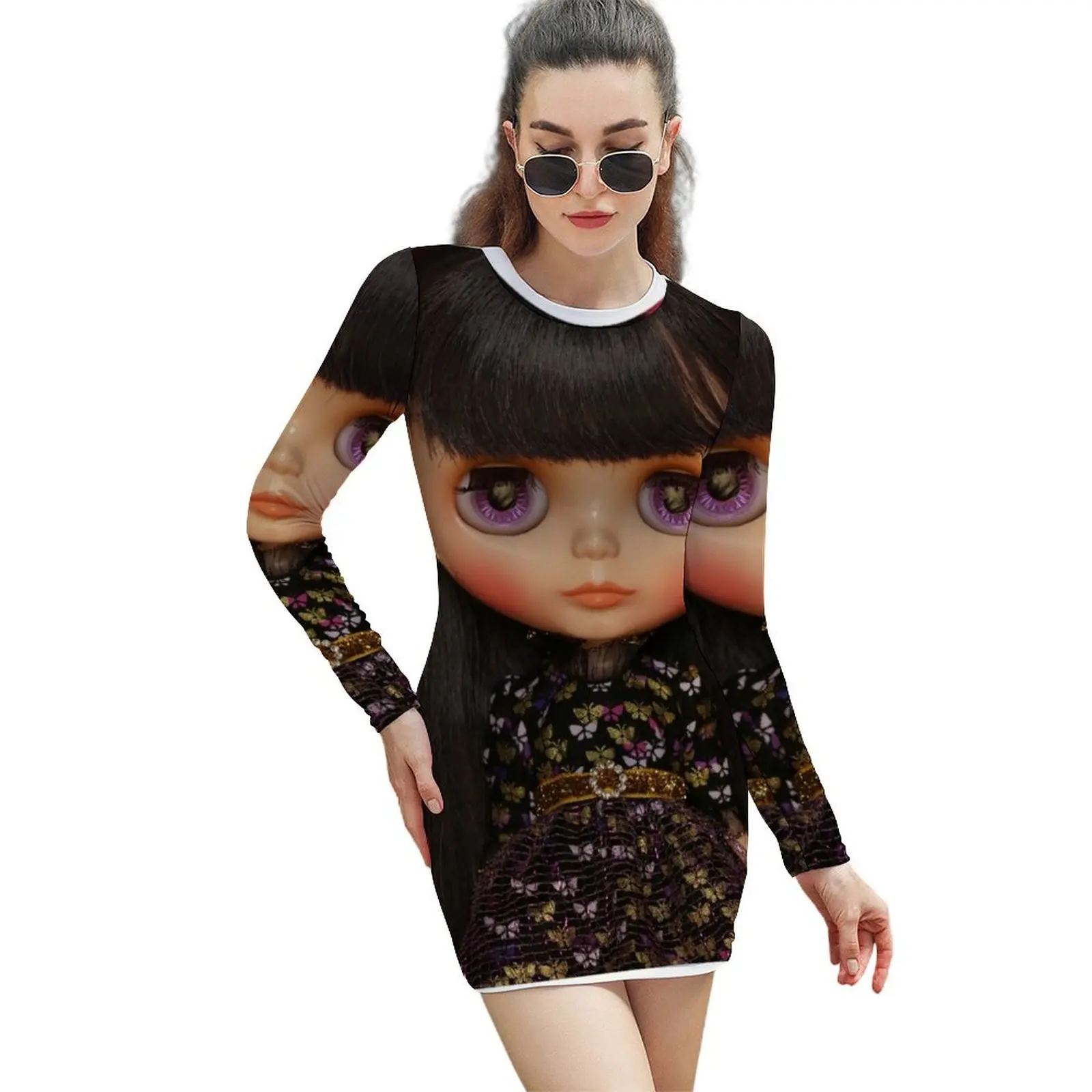 Blythe x Anna Sui wearing Kult of Kulta Long-Sleeved Sheath Dress summer clothes luxury woman evening dress
Blythe x Anna Sui wearing Kult of Kulta Long-Sleeved Sheath Dress summer clothes luxury woman evening dress