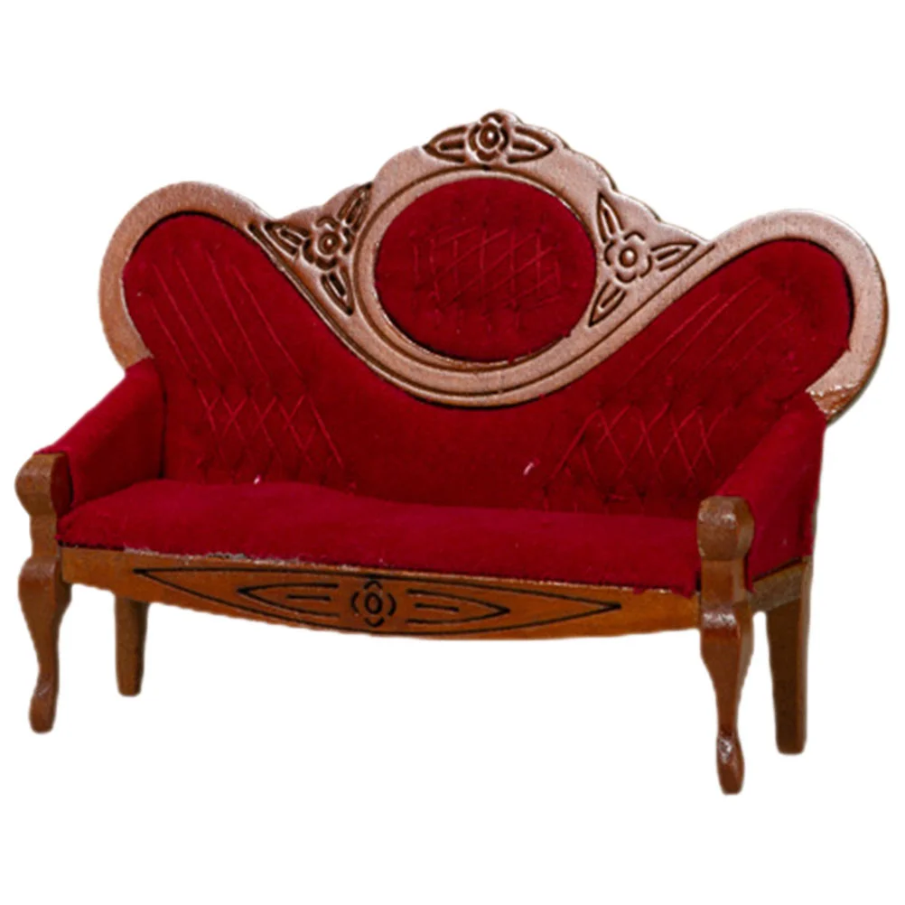 Dollhouse Sofa Decor Miniature Wood Couch Chair 1/12 Scale Figure Accessories Wooden Furniture Model Toddler
Dollhouse Sofa Decor Miniature Wood Couch Chair 1/12 Scale Figure Accessories Wooden Furniture Model Toddler