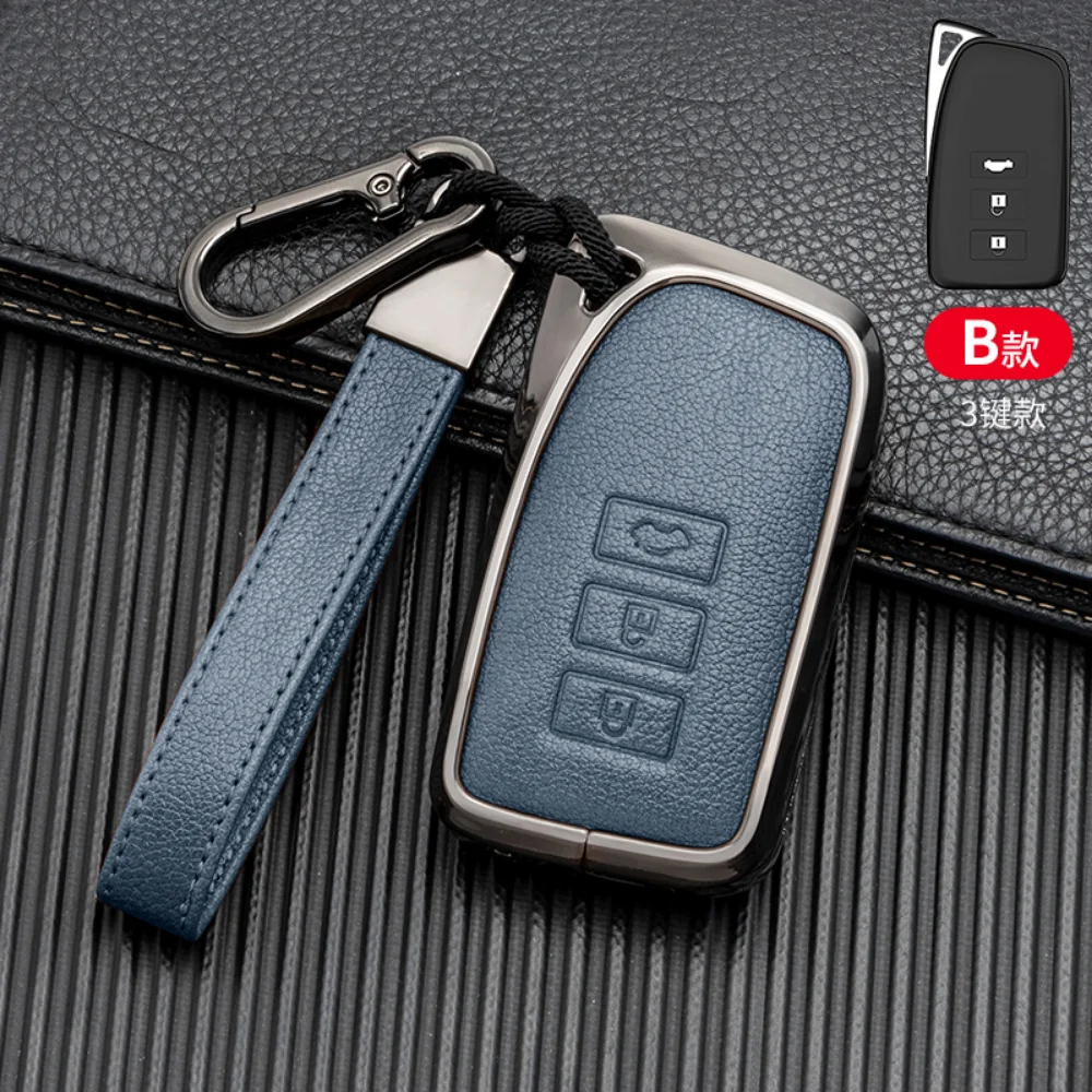 

Leather Car Remote Key Fob Cover Case Holder Protector For Lexus NX GS RX IS ES GX LX RC 200 250 350 LS 450H 300H Accessories