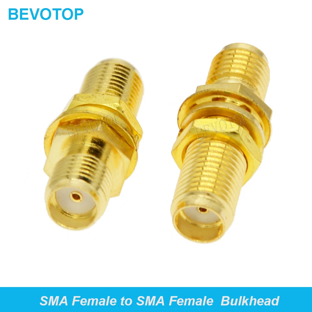100PCS/Lot SMA Female to SMA Female Bulkhead Straight Adapter for WiFi Antenna SMA RF Coaxial Connector 50 Ohm Wholesales
100PCS/Lot SMA Female to SMA Female Bulkhead Straight Adapter for WiFi Antenna SMA RF Coaxial Connector 50 Ohm Wholesales