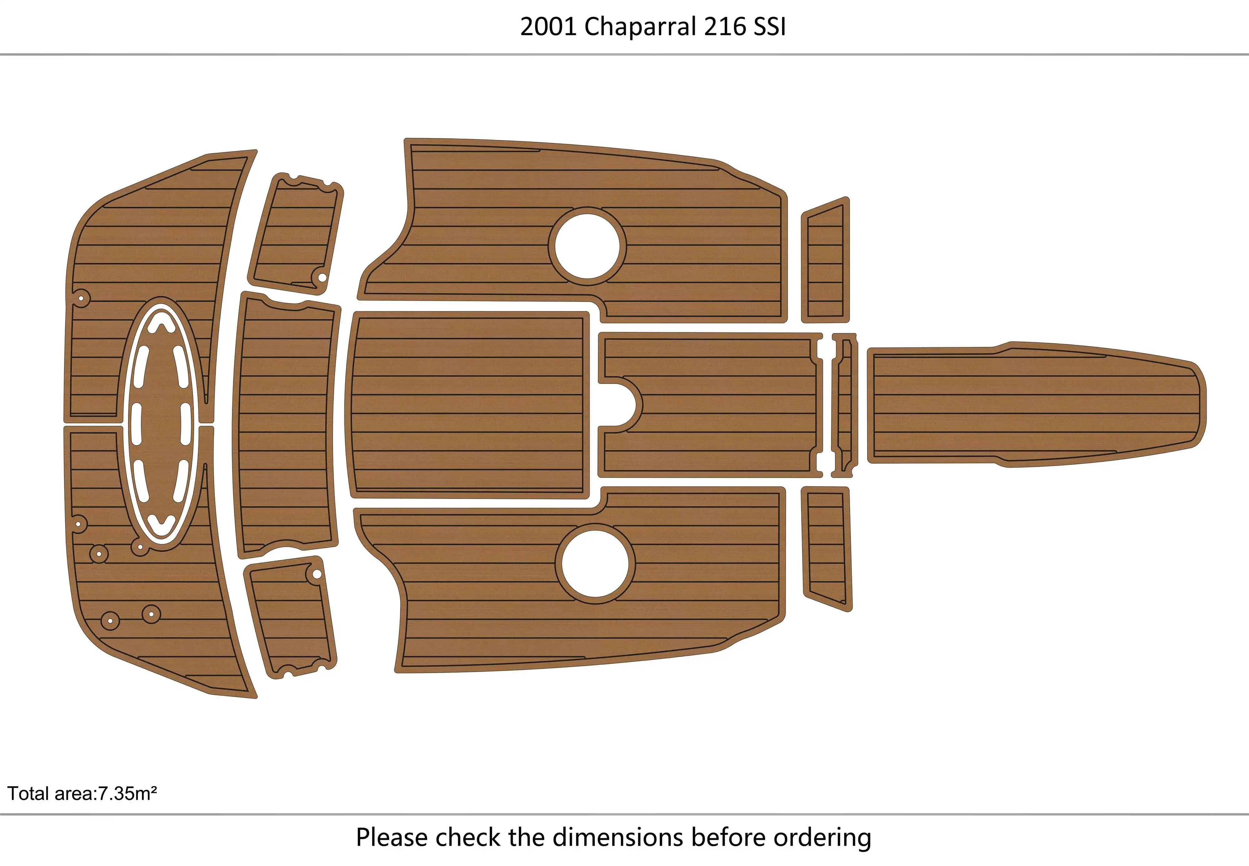 2001 г., Chaparral 216, SSI, платформа для банта, 1/4 дюйма, 6 мм, искусственный ковер EVA, для водных лыж, яхты, рыбалки, лодки, нескользящий напольный коврик
2001 г., Chaparral 216, SSI, платформа для банта, 1/4 дюйма, 6 мм, искусственный ковер EVA, для водных лыж, яхты, рыбалки, лодки, нескользящий напольный коврик