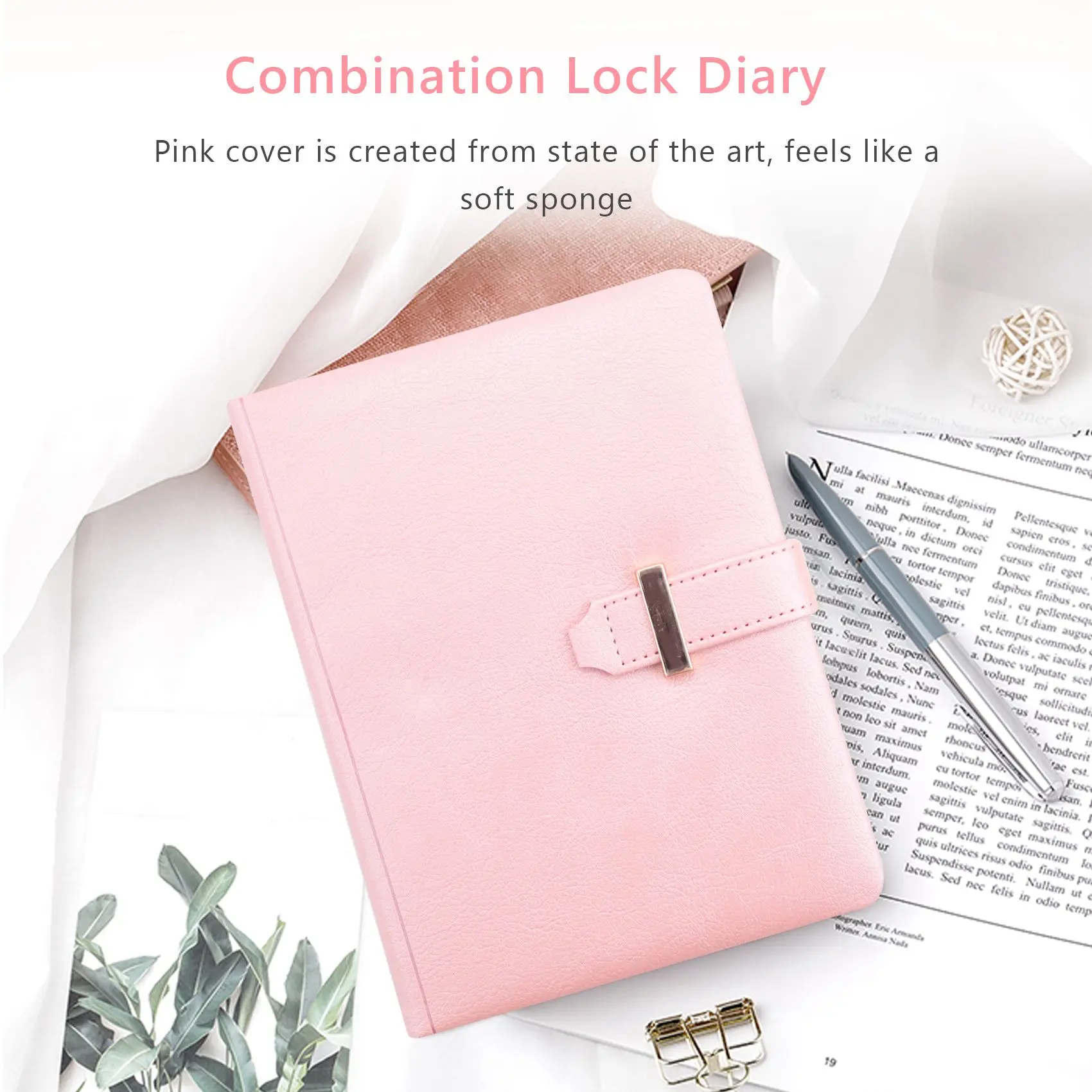 Heart Shaped Combination Lock Diary with Key Personal Organizers Secret Notebook Gift for Girls and Women(Pink)
Heart Shaped Combination Lock Diary with Key Personal Organizers Secret Notebook Gift for Girls and Women(Pink)