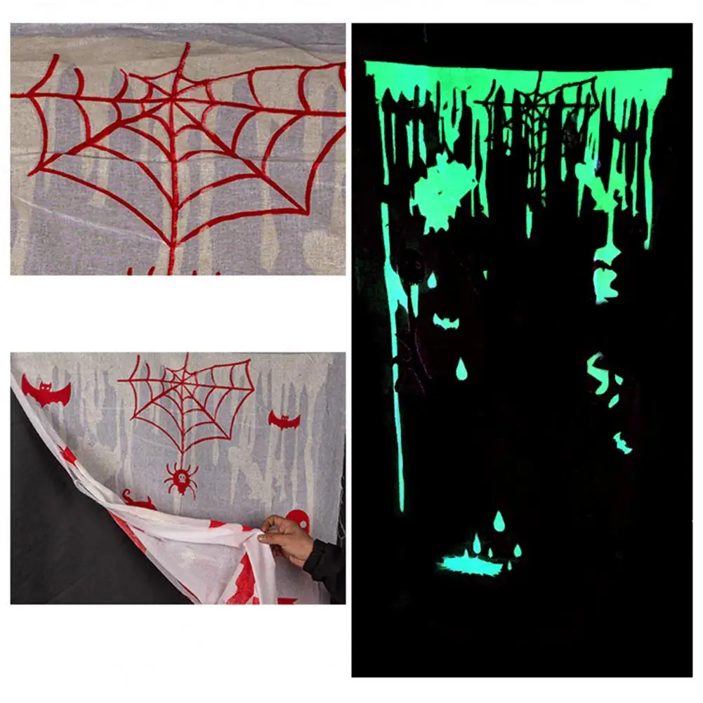 Halloween Home Decor Curtain Glow Dark Halloween Curtain Spooky Door Trim Party Decorations Props for Front Door Porch
Halloween Home Decor Curtain Glow Dark Halloween Curtain Spooky Door Trim Party Decorations Props for Front Door Porch