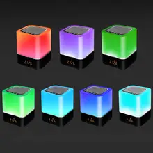 Bluetooth-compatible Speaker Portable LED Multi-color Changing Wireless Loudspeaker Night Lights for Home 
Bluetooth-compatible Speaker Portable LED Multi-color Changing Wireless Loudspeaker Night Lights for Home