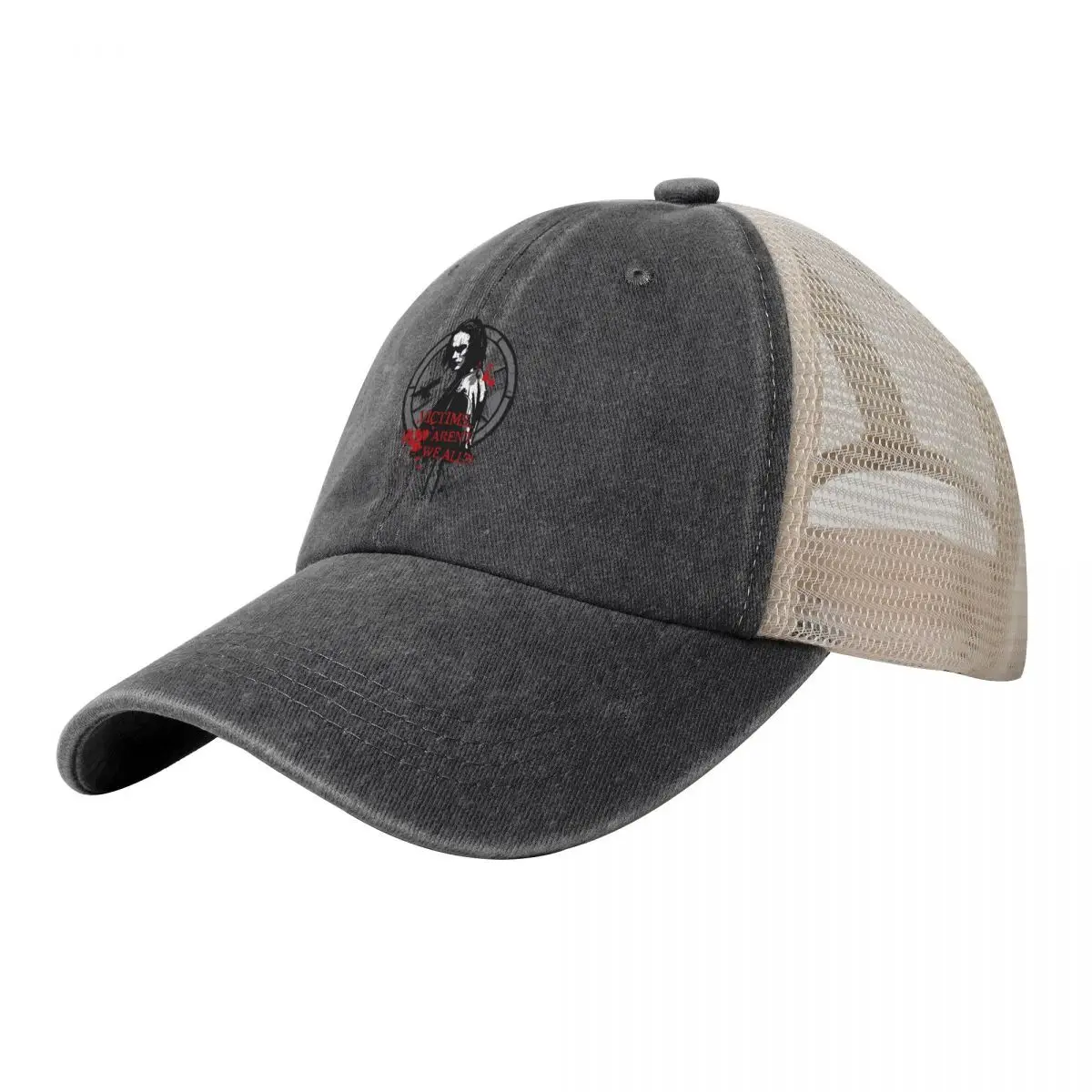 Fashion Unisex Victims Aren't We All (2nd Version) Racerback Cowboy Mesh Baseball Cap
Fashion Unisex Victims Aren't We All (2nd Version) Racerback Cowboy Mesh Baseball Cap