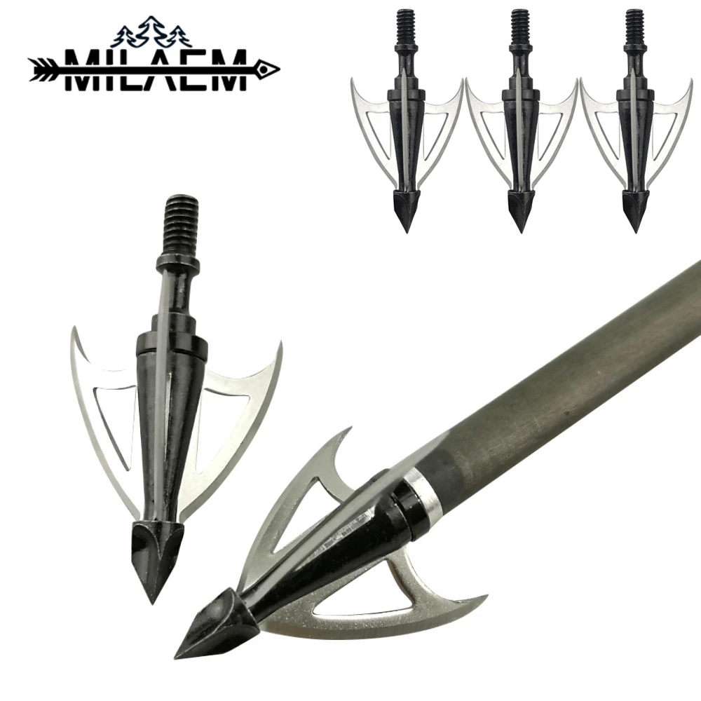 6/12 Pcs 100 Grain Archery Arrow Broadheads Stainless Steel Hunting Broadheads for DIY Arrow Outdoor Shooting Sports Accessories
6/12 Pcs 100 Grain Archery Arrow Broadheads Stainless Steel Hunting Broadheads for DIY Arrow Outdoor Shooting Sports Accessories