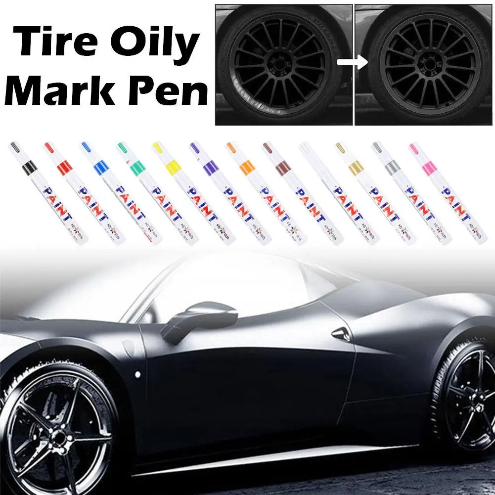 Waterproof Car Wheel Tire Oily Mark Pen Auto Rubber Paint Paint Colorful Tyre Graffiti Up Permanent Marker Metalic Pen S9E3
Waterproof Car Wheel Tire Oily Mark Pen Auto Rubber Paint Paint Colorful Tyre Graffiti Up Permanent Marker Metalic Pen S9E3