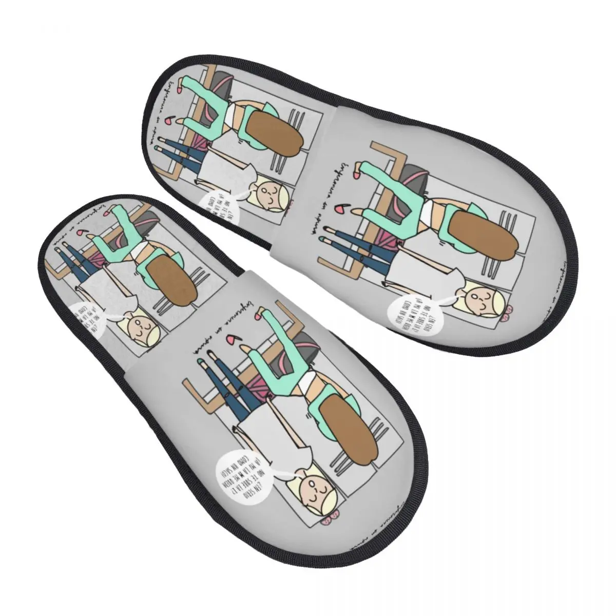 Winter Furry Slippers Accessories Household Fur Slides Slippers Enfermera En Apuros Doctor Nurse Medical Health Non Slip Slides
Winter Furry Slippers Accessories Household Fur Slides Slippers Enfermera En Apuros Doctor Nurse Medical Health Non Slip Slides