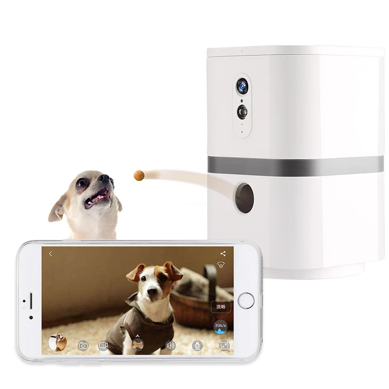Amazon Smart pet dog food dispenser pet dog camera treat with mobile phone monitoring dog treat dispenser camera
Amazon Smart pet dog food dispenser pet dog camera treat with mobile phone monitoring dog treat dispenser camera