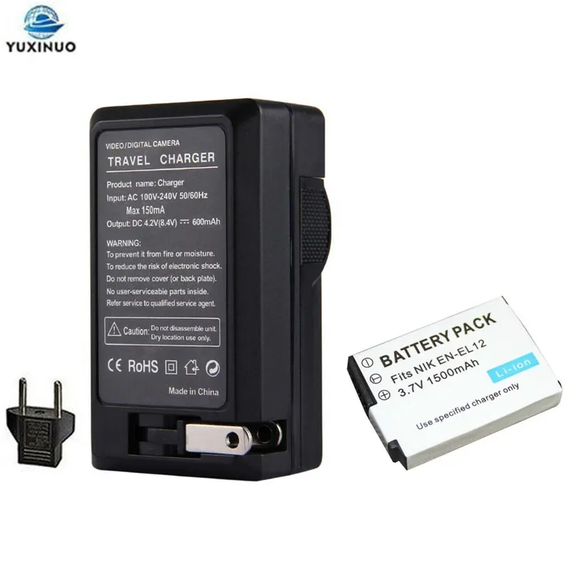 1500mAh EN-EL12 ENEL12 Battery + Charger for Nikon Coolpix A1000 B600 W300 A900 AW100 AW110 AW120 AW130 S6300 S8100 S8200 S9050
1500mAh EN-EL12 ENEL12 Battery + Charger for Nikon Coolpix A1000 B600 W300 A900 AW100 AW110 AW120 AW130 S6300 S8100 S8200 S9050