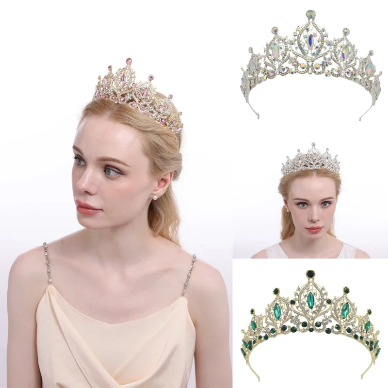 Fashion Tiara Crowns Crystal Queen Princess Diadem Bridal Crown Hair Jewelry for Wedding Hair Accessorie Headbands for Women
Fashion Tiara Crowns Crystal Queen Princess Diadem Bridal Crown Hair Jewelry for Wedding Hair Accessorie Headbands for Women