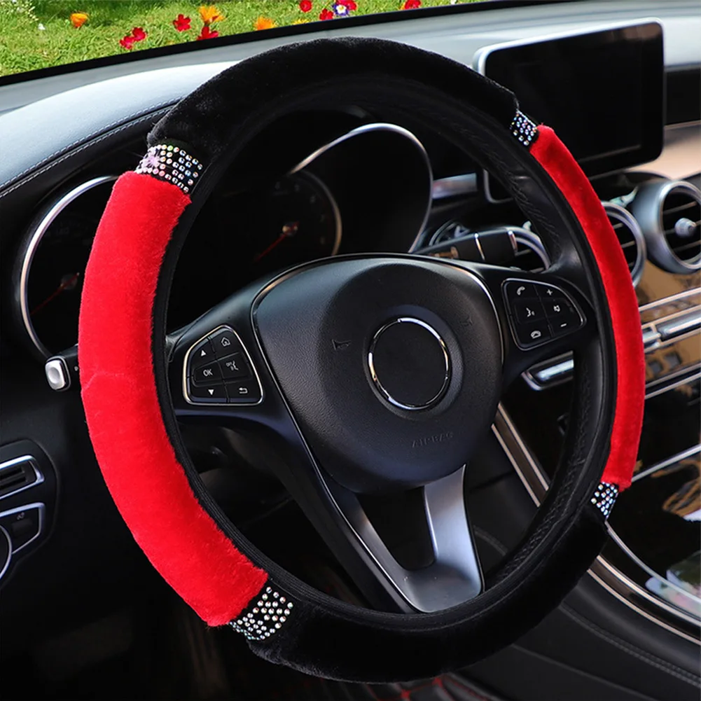 Car Cover 53g Plush Black Car Interior Parts Soft Wheel Covers White Car Steering Pink Purple Practical To Use
Car Cover 53g Plush Black Car Interior Parts Soft Wheel Covers White Car Steering Pink Purple Practical To Use