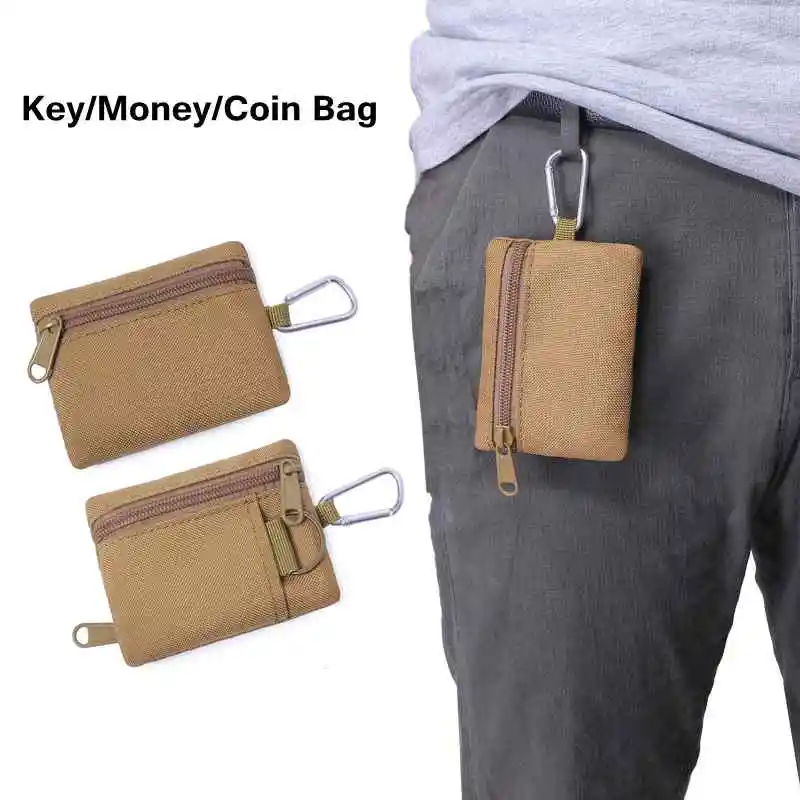 Small Wallet Keychain Wallet Change Pouch Credit Card Holder Mini Purse Outdoor Multifunction Tactical Sports Zipper Bags
Small Wallet Keychain Wallet Change Pouch Credit Card Holder Mini Purse Outdoor Multifunction Tactical Sports Zipper Bags