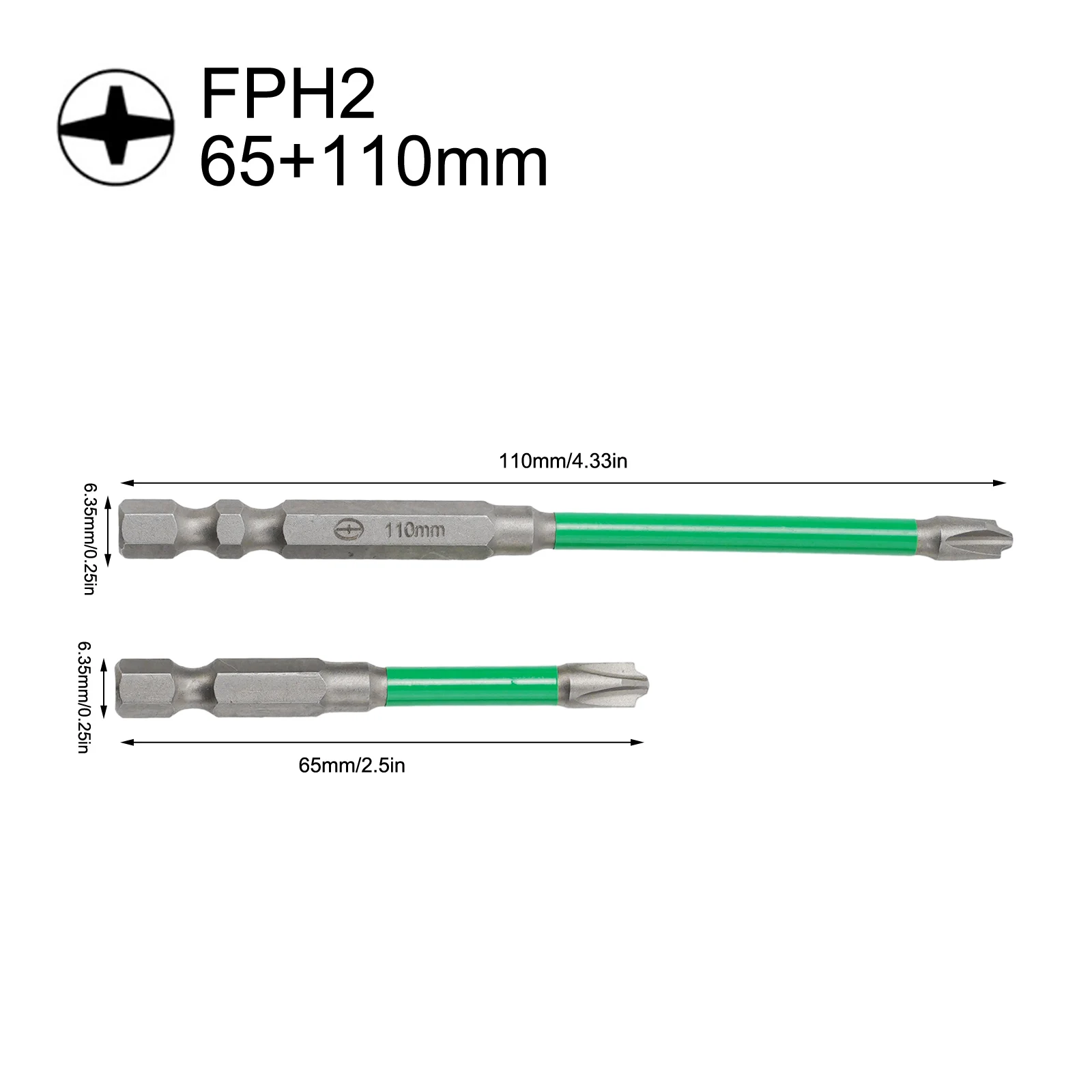 Magnetic Special Slotted Cross Screwdriver Bit For Electrician FPH2 Alloy Steel For Household Circuit Maintenance Hand Tool
Magnetic Special Slotted Cross Screwdriver Bit For Electrician FPH2 Alloy Steel For Household Circuit Maintenance Hand Tool