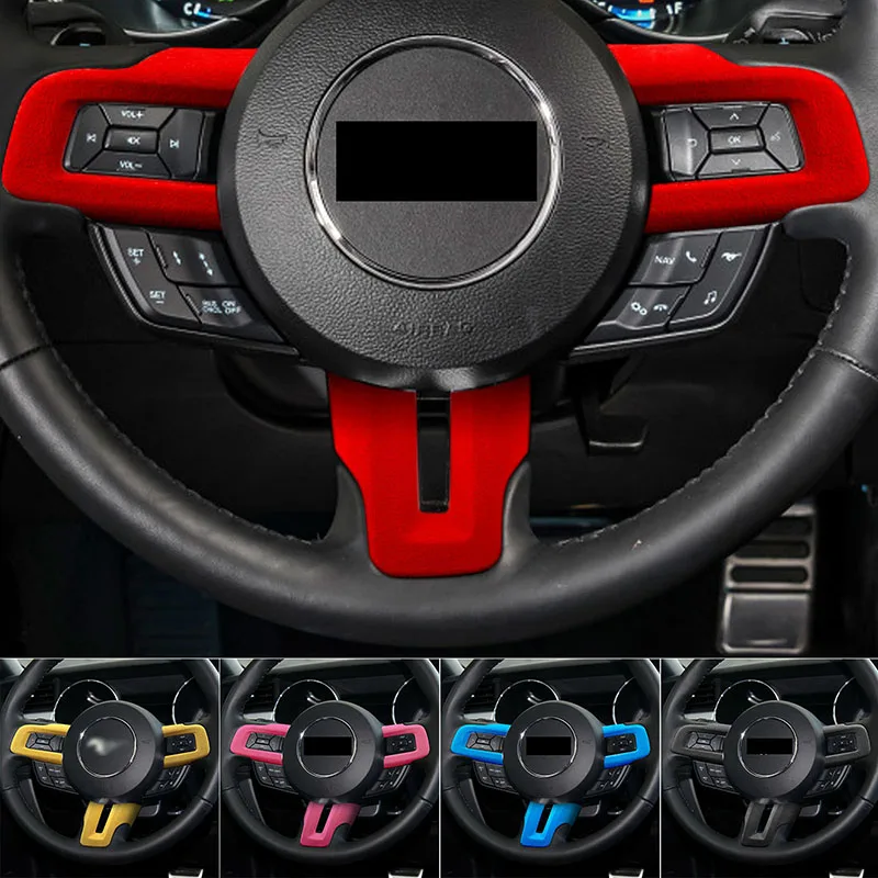 Suede Fluff Steering Wheel Decoration Shell Colorful Cover For Ford Mustang 2015-2021 Interior Accessories
Suede Fluff Steering Wheel Decoration Shell Colorful Cover For Ford Mustang 2015-2021 Interior Accessories