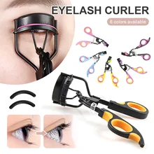 New Durable Eyelash Curler Long Lasting Curl Eyelashes Curling Tweezers With 2 Replacement Pads Eye Makeup Accessories Tool
New Durable Eyelash Curler Long Lasting Curl Eyelashes Curling Tweezers With 2 Replacement Pads Eye Makeup Accessories Tool