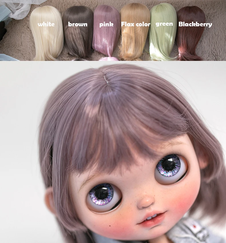 BJD Doll Wig For Blythe Size Doll Accessories Wig Toy Tress For Dolls High Temperature Silk Girls Slightly Warped Hair
BJD Doll Wig For Blythe Size Doll Accessories Wig Toy Tress For Dolls High Temperature Silk Girls Slightly Warped Hair