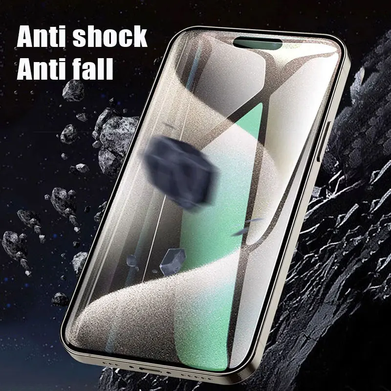 Protecteur d'écran pour iPhone, film hydrogel, couverture complète, pas de verre, iPhone 11 12 13Mini 14 15 16 Pro Max, iPhone 14 8 7 Plus SE 2020, 4 pièces 6